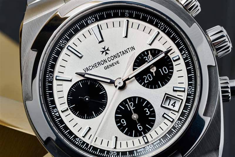 江詩丹頓縱橫四海計時碼表熊貓表盤特寫