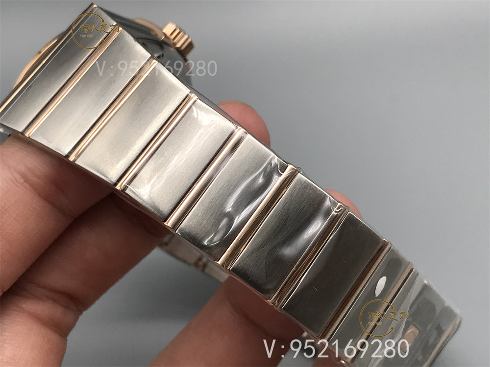 VS廠(SBF廠)歐米茄星座38mm間金白做工如何,對比正品怎么樣