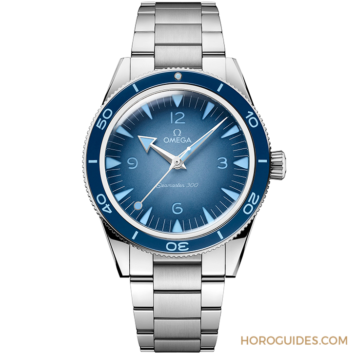 OMEGA - OMEGA海馬系列75周年，夏日藍(lán)面11員全新報(bào)到！ 色調(diào)深淺絕妙對應(yīng)防水深度