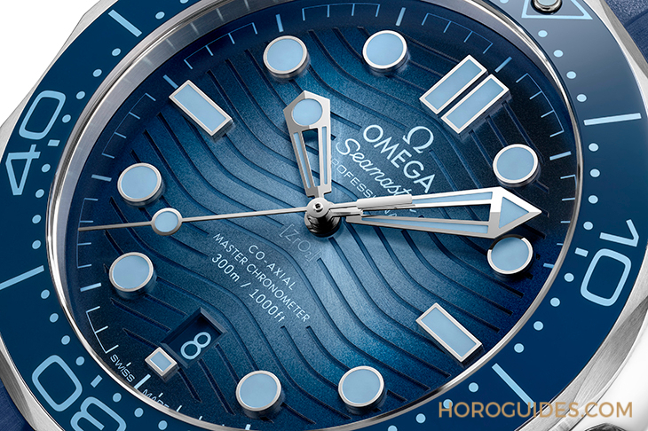 OMEGA - OMEGA海馬系列75周年，夏日藍(lán)面11員全新報(bào)到！ 色調(diào)深淺絕妙對應(yīng)防水深度