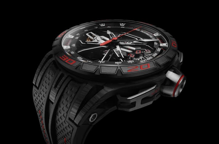 羅杰杜彼王者競速飛返計時碼表含有兩項申請中專利手表設(shè)計靈感、特色、規(guī)格一次看