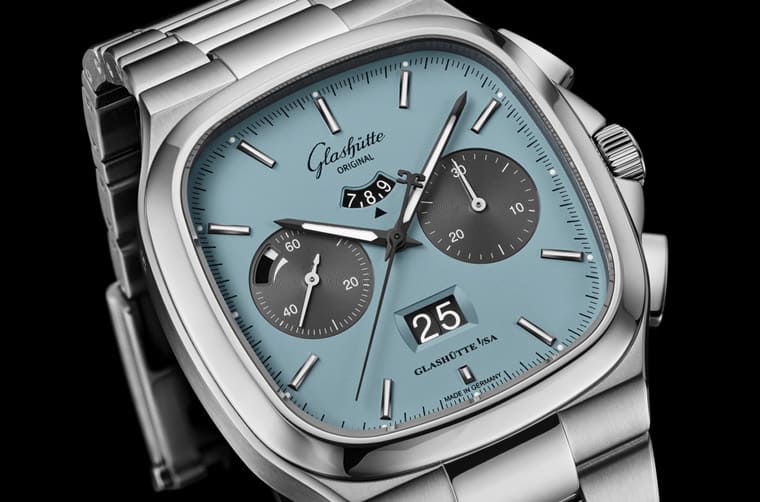 GO格拉蘇蒂原創(chuàng)Seventies計時碼表追加兩款新色面盤TIFFANY藍也入列