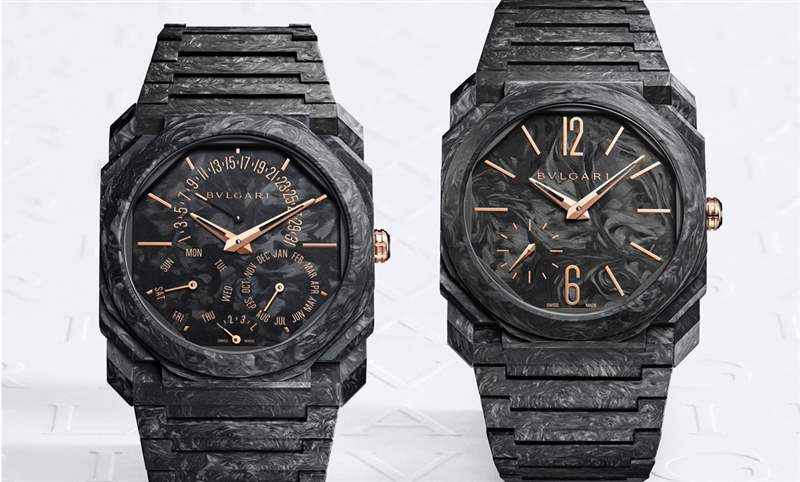 BVLGARI - GWD 2023速報｜BVLGARI以鍛造碳與玫瑰金全新演繹Octo Finissimo超薄萬年歷、超薄自動腕表