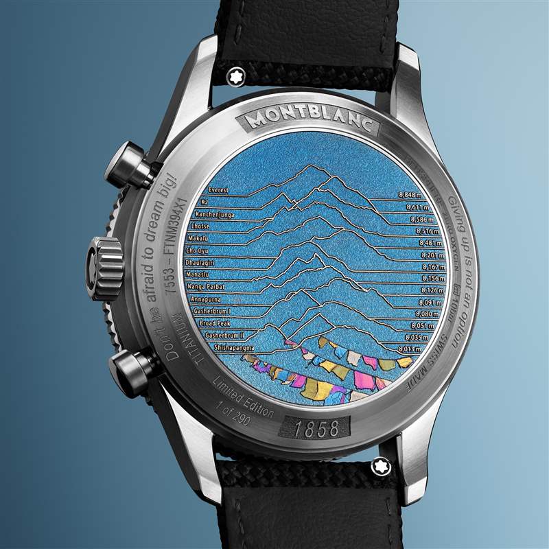 Montblanc新品亮點：1858無氧表殼世界時計時碼表，Minerva翻轉機芯計時碼表