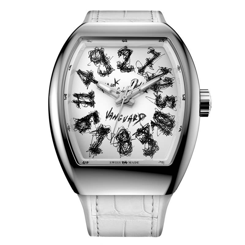 Franck Muller推出Vanguard Crazy Hours Hom Nguyen藝術(shù)家合作版限量腕表：瘋狂時(shí)標(biāo)字體