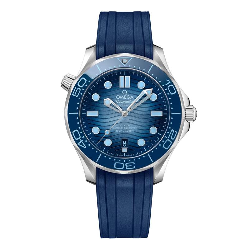 『新表』歐米茄推出8枚Seamaster 75th Anniversary Summer Blue海馬系列75周年腕表：藍色的變幻