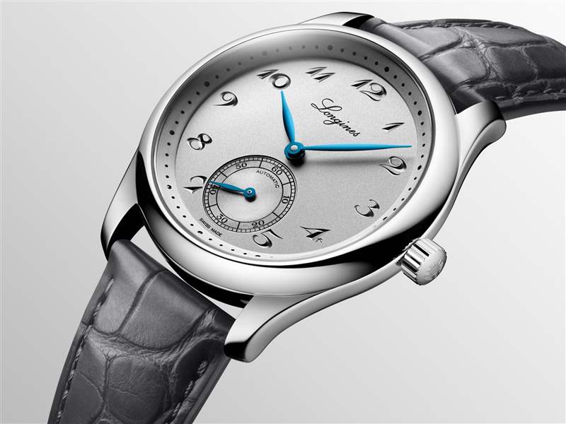 『新表』浪琴推出Master Small Seconds小秒針腕表：凹雕時標(biāo)