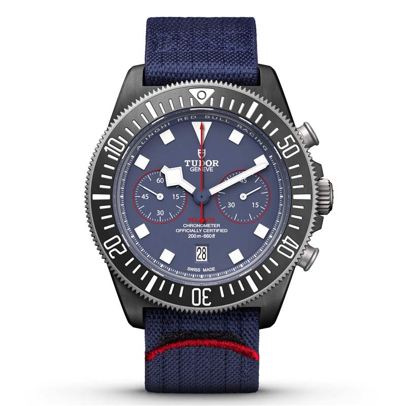 『新表』帝舵推出Pelagos FXD Alinghi Red Bull Racing Edition大三針腕表和計時碼表：碳復合材料表殼，藍白灰帆船色