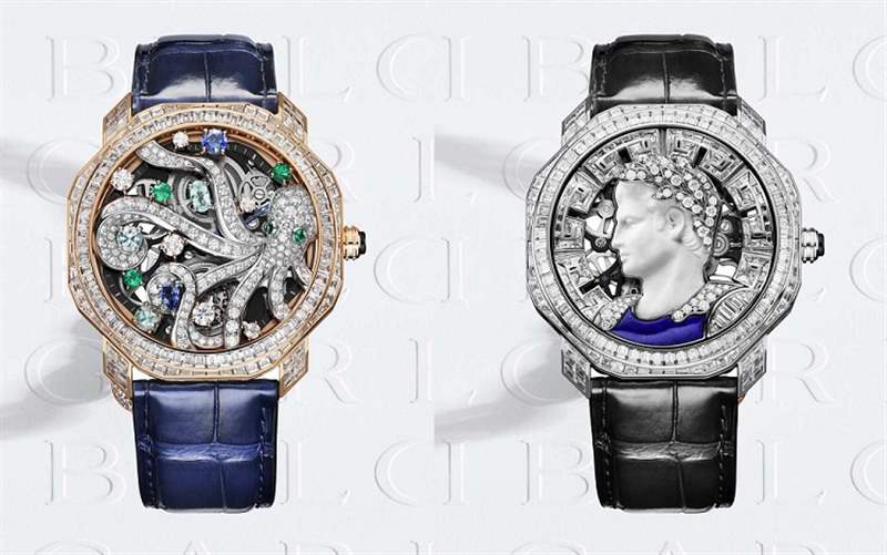 寶格麗推出Octo Roma高級(jí)珠寶腕表新作：鉆石海底章魚，古羅馬皇帝浮雕