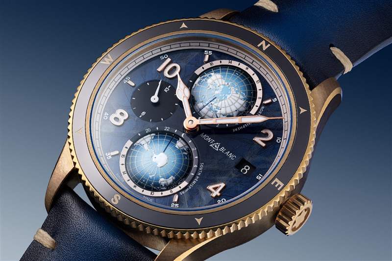 Montblanc推出1858 Geosphere 0 Oxygen Limited Edition限量版世界時腕表：無氧密封表殼