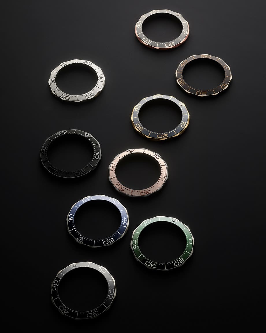 一張圖看懂歐米茄海馬潛水300米表圈材質(zhì)類型