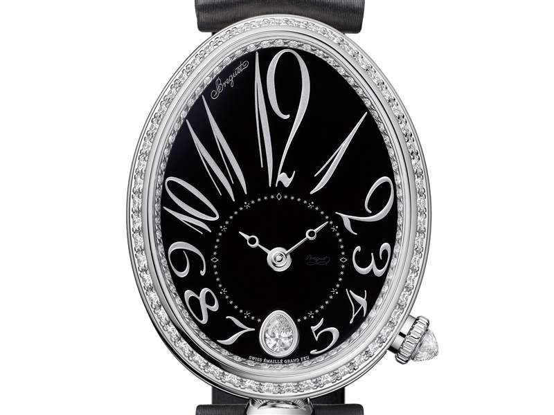 寶璣推出Reine De Naples 8918腕表新作：黑色大明火琺瑯表盤(pán)