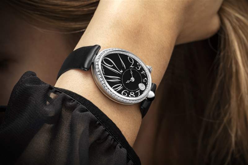 寶璣推出Reine De Naples 8918腕表新作：黑色大明火琺瑯表盤(pán)