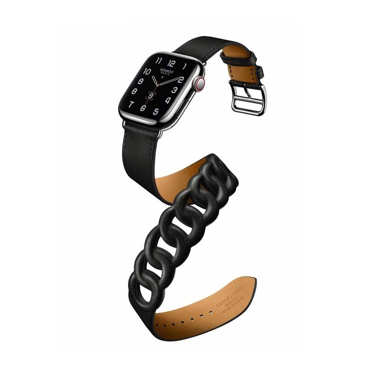 Hermès推出Apple Watch表帶新作：馬術鏈條元素，鏤孔H圖案