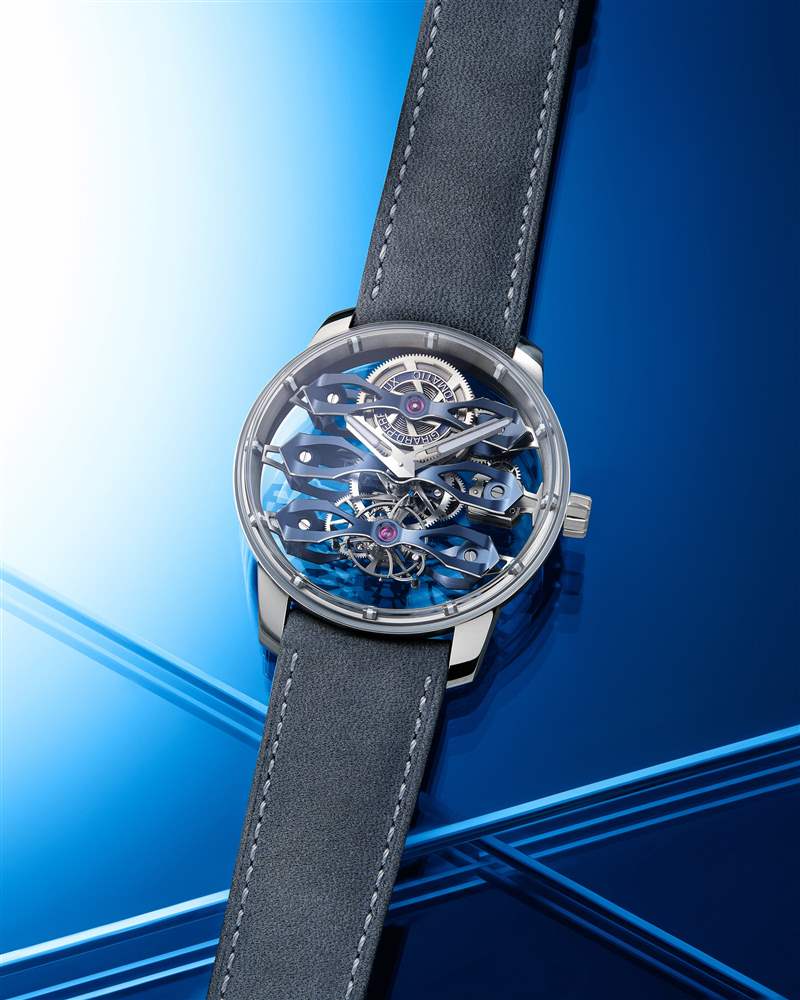 Bucherer推出3枚Bucherer Blue時計新作：Girard-Perregaux、H. Moser & Cie.和L’Epe?e合作版