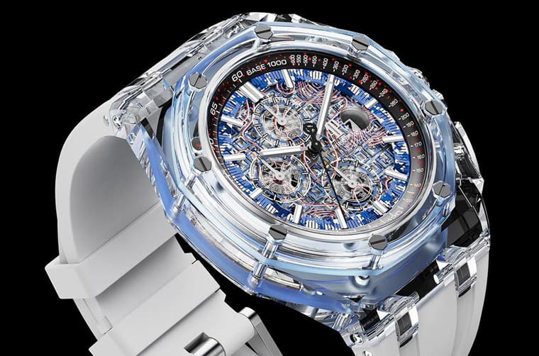 超吸睛!主打迷彩軍事風的透明皇家橡樹離岸型計時碼表