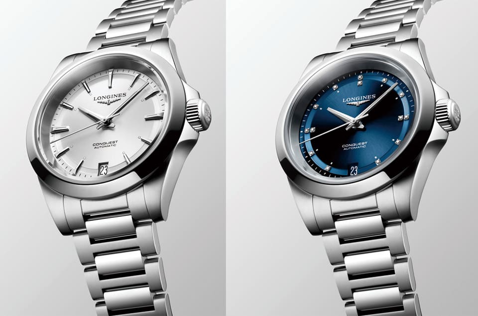 浪琴表Conquest征服者系列男女表齊發(fā)計(jì)時(shí)碼表與大三針款式完備