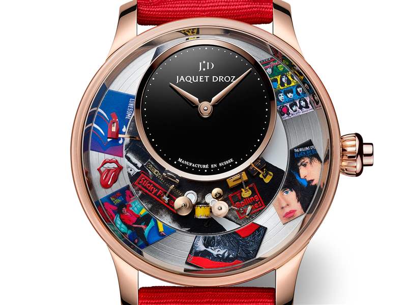 Jaquet Droz推出Rolling Stones Automaton訂制款腕表：致敬滾石樂隊