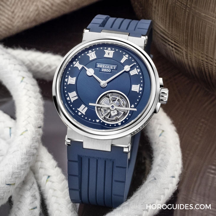 BREGUET - 寶璣Marine系列首款純粹陀飛輪登場|BREGUET Marine Tourbillon 5577