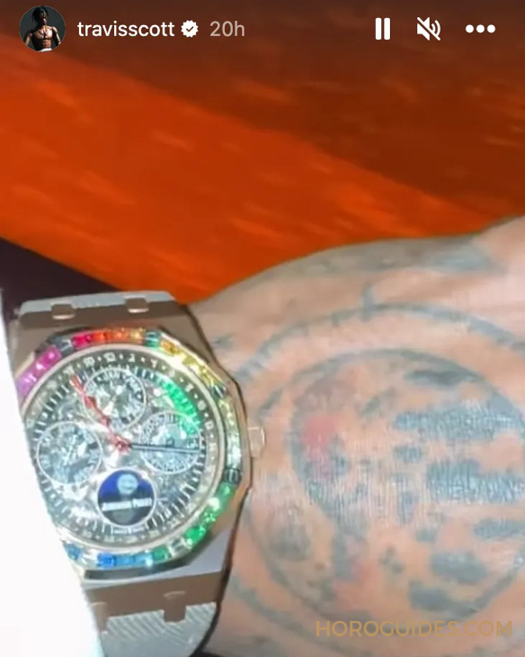 AUDEMARS PIGUET - 【名人表盒】盤點(diǎn)潮流風(fēng)向王Travis Scott戴些什么表