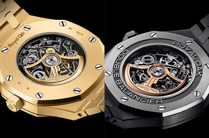 愛彼皇家橡樹雙擺輪鏤空表新色登場：不銹鋼與黑陶瓷款煥然一新