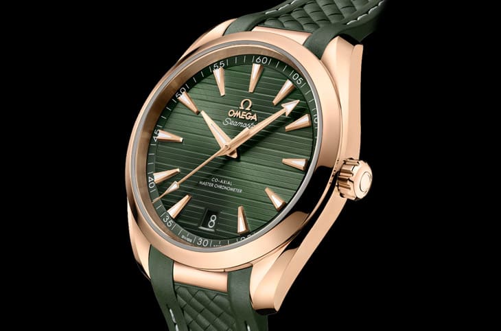 歐米茄Aqua Terra系列以Moonshine金展現精致奢華