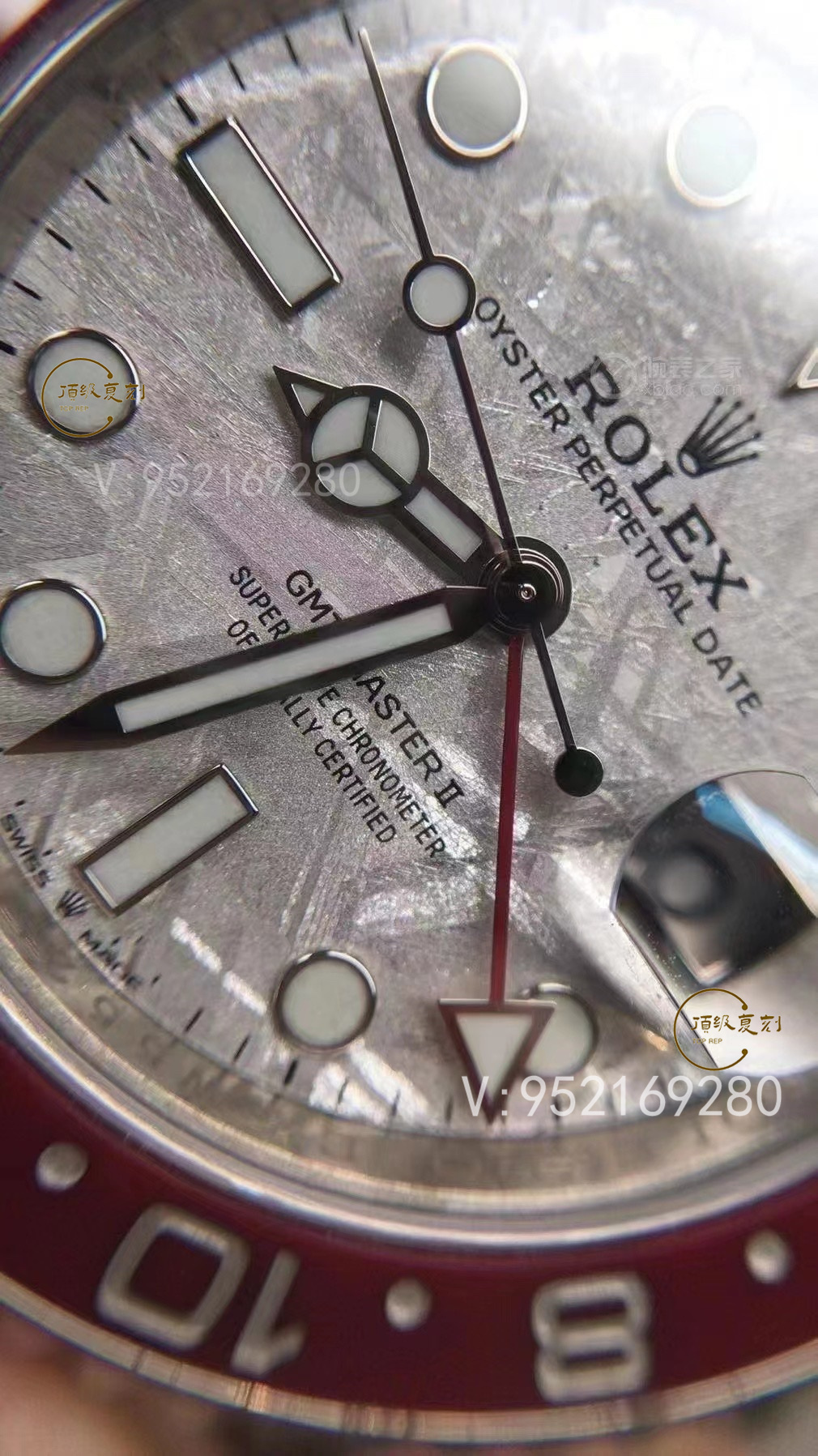 C+廠勞力士GMT格林尼治可樂圈隕石盤面做工細(xì)節(jié)怎么樣