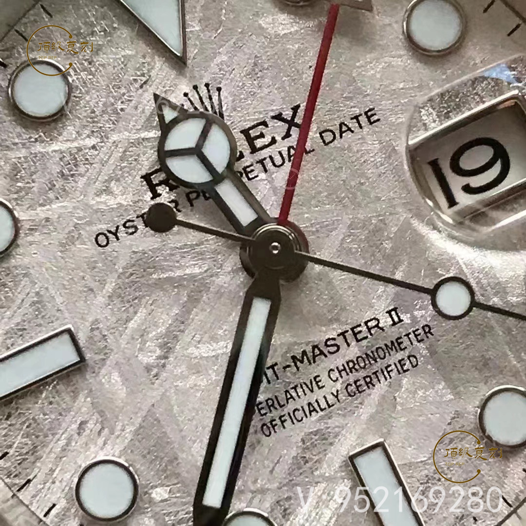 C+廠勞力士GMT格林尼治可樂圈隕石盤面做工細(xì)節(jié)怎么樣