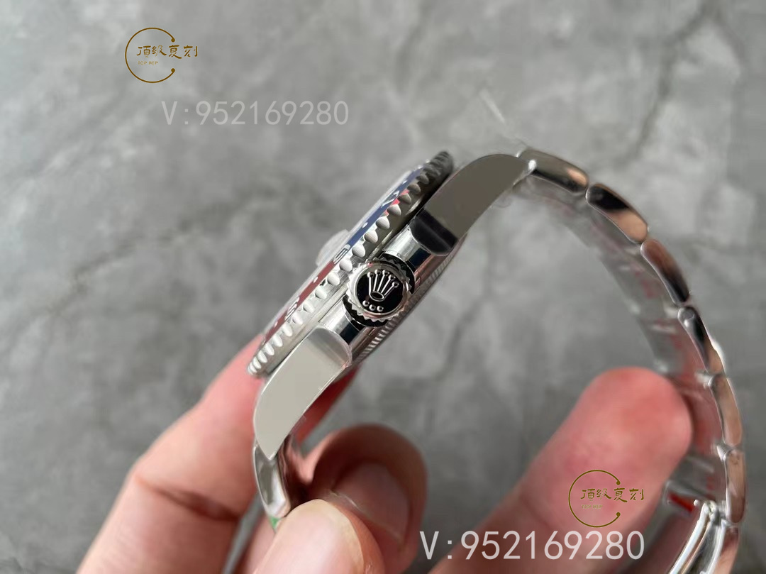 C+廠勞力士GMT格林尼治可樂圈隕石盤面做工細(xì)節(jié)怎么樣