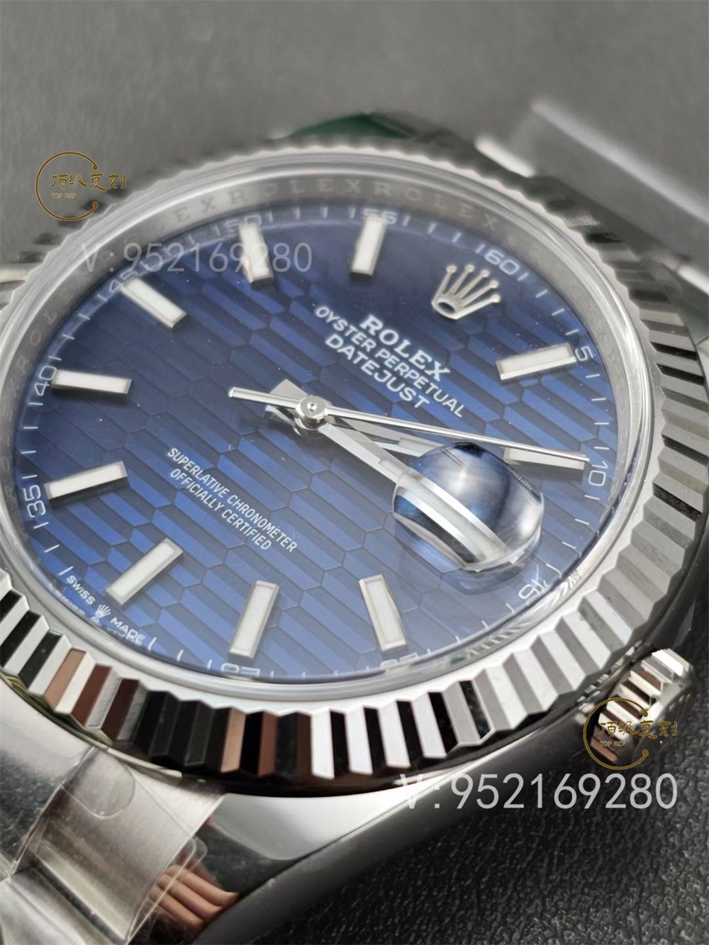 C廠Clean廠勞力士新品格紋(坑紋)盤41mm藍(lán)面日志126334腕表詳細(xì)評(píng)測