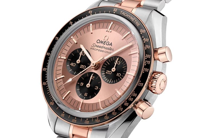 歐米茄創(chuàng)新材質融合：推出「半金」超霸登月表