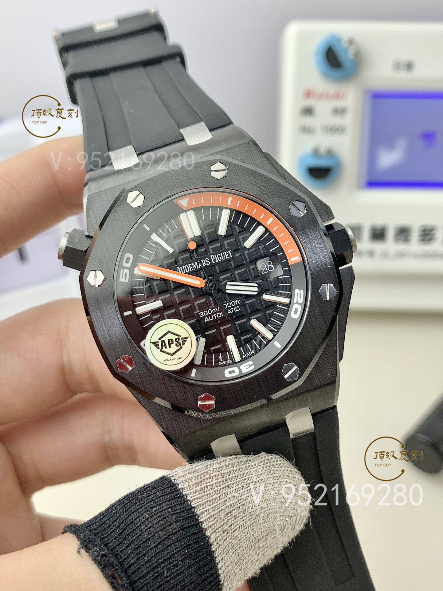 APS廠巔峰之作：愛彼皇家橡樹離岸型系列15707CE黑陶瓷腕表評(píng)測(cè)