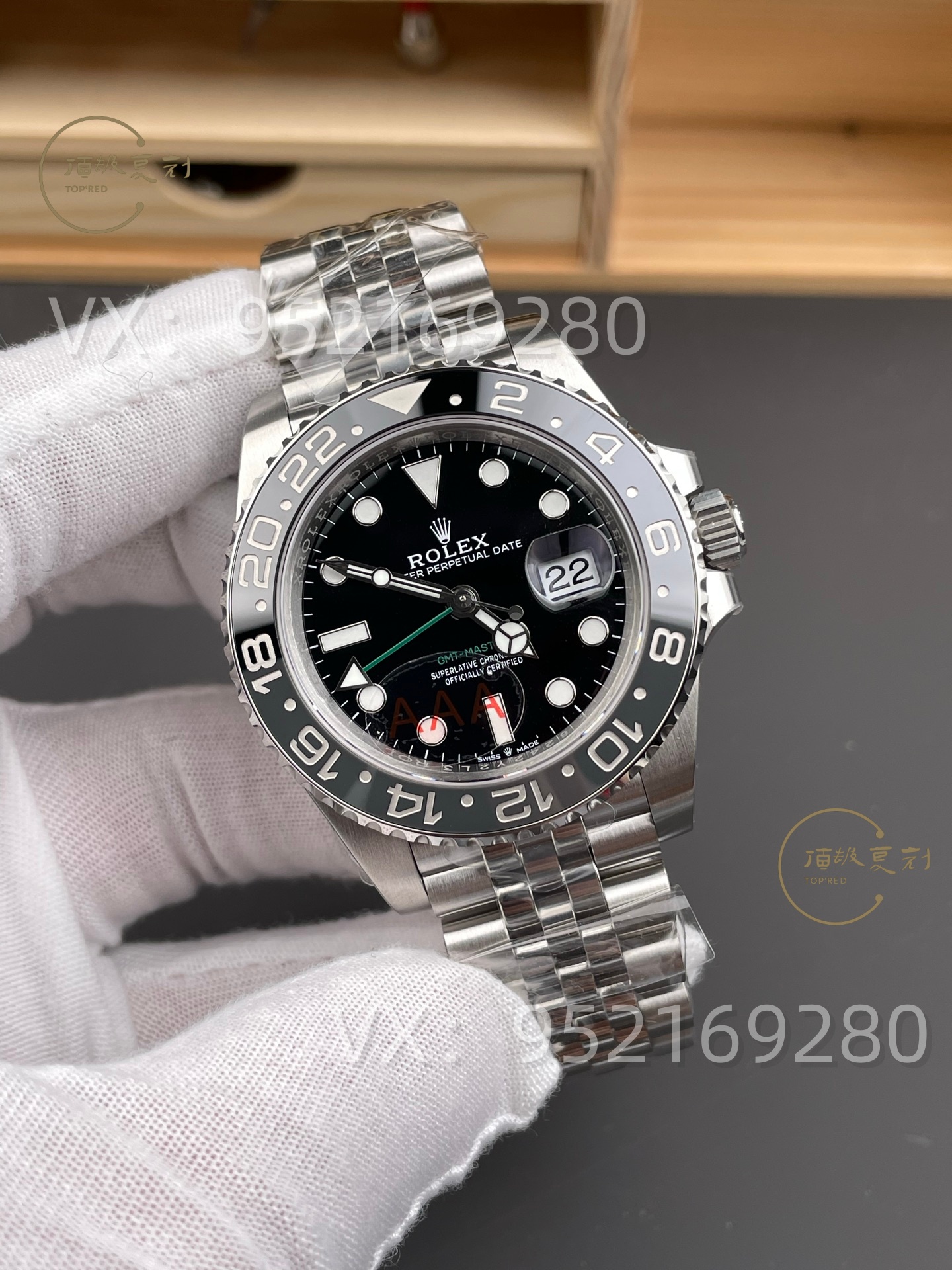 VS廠新品勞力士格林尼治灰黑皮蛋圈做工能超越C廠嗎？